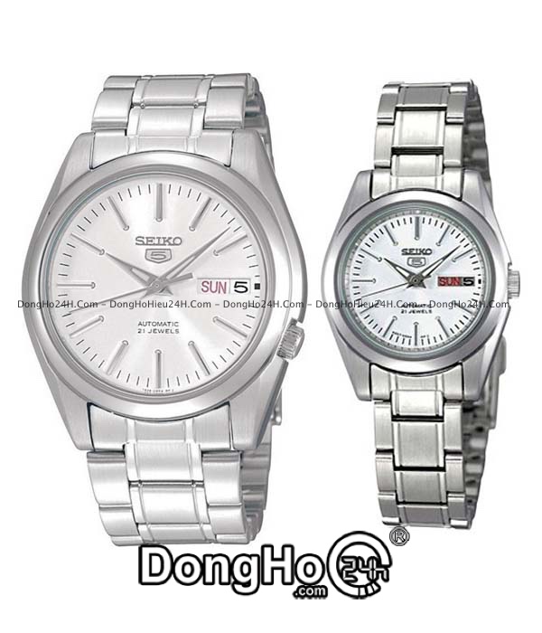 Đồng hồ Đồng hồ Cặp Seiko 5 Automatic SNKL41K1-SYMK13K1 chính hãng