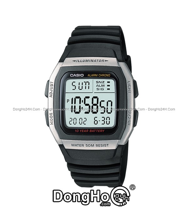 Đồng hồ Đồng hồ Casio Digital W-96H-1AVDF chính hãng 