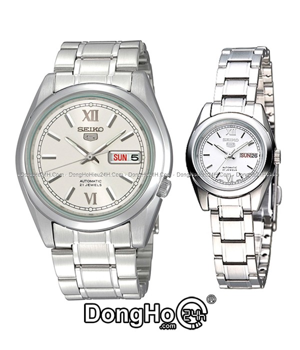 Đồng hồ Đồng hồ Seiko 5 Automatic cặp SNKL51K1+SYMK23K1 chính hãng 