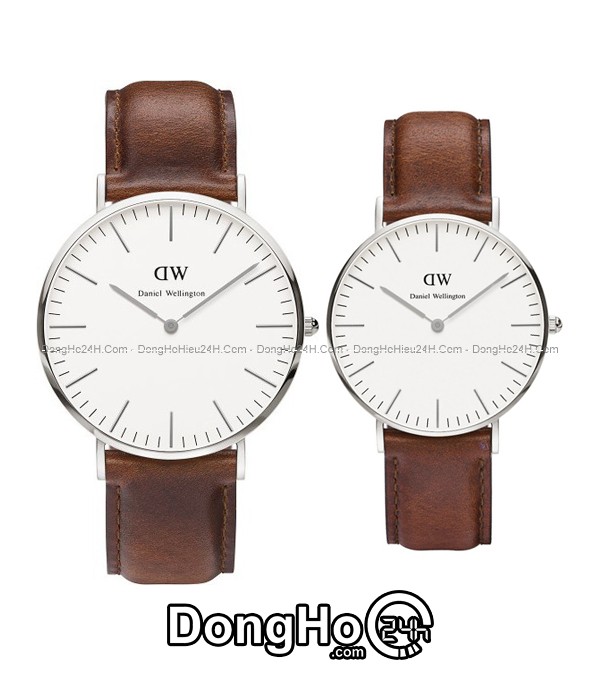 Đồng hồ Đồng hồ Daniel Wellington Cặp DW00100021+DW00100052 chính hãng 