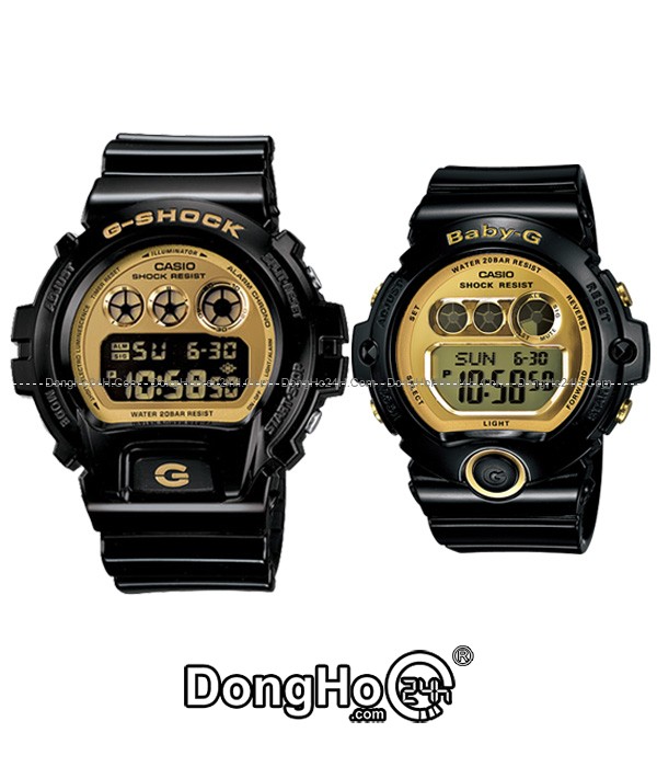 Đồng hồ Đồng hồ G-Shock Cặp DW-6900CB-1DS+ Baby-G BG-6901-1DR chính hãng 