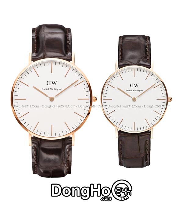 Đồng hồ Đồng hồ Daniel Wellington Cặp DW00100011+DW00100038 chính hãng 