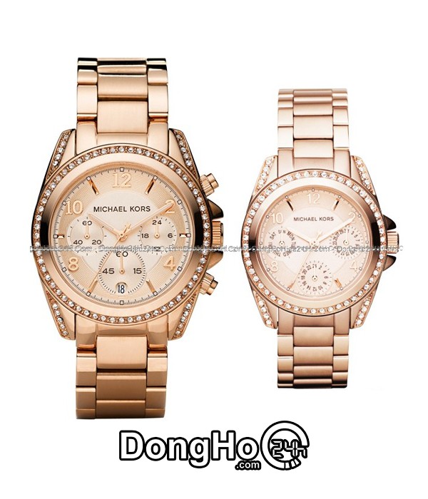 Đồng hồ Michael Kors cặp Quartz MK5263+MK5613