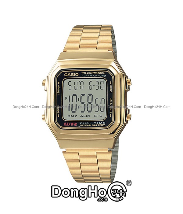 Đồng hồ Đồng hồ Casio Digital A178WGA-1ADF chính hãng 