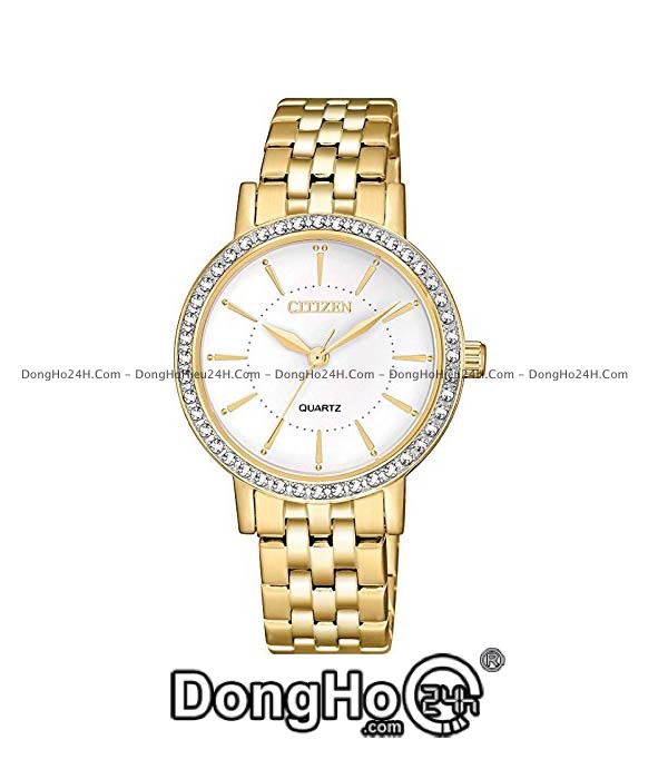 Đồng hồ Citizen EL3042-84A - Nữ - Quartz (Pin) - Dây Kim Loại- Chính Hãng