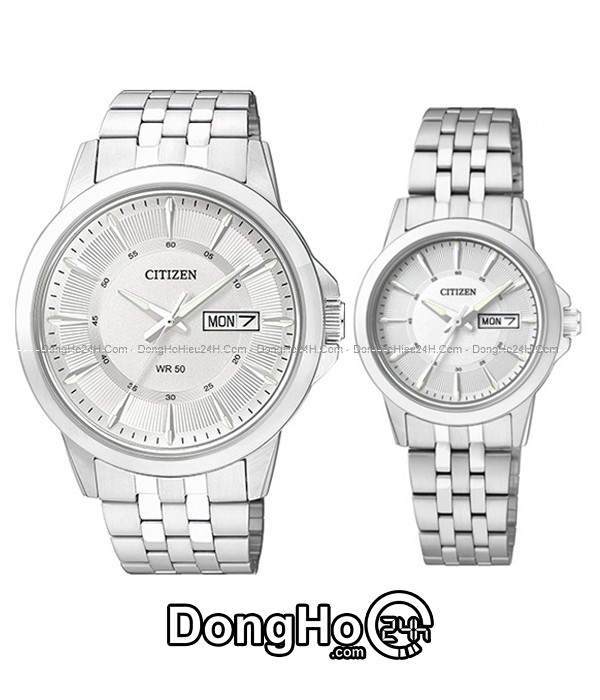 Đồng hồ Citizen cặp Quartz BF2011-51A+EQ0601-54A