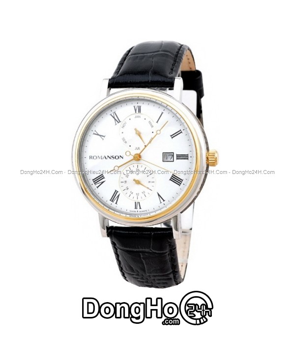 Đồng hồ Đồng hồ Romanson nam Quartz TL1276BMCWH