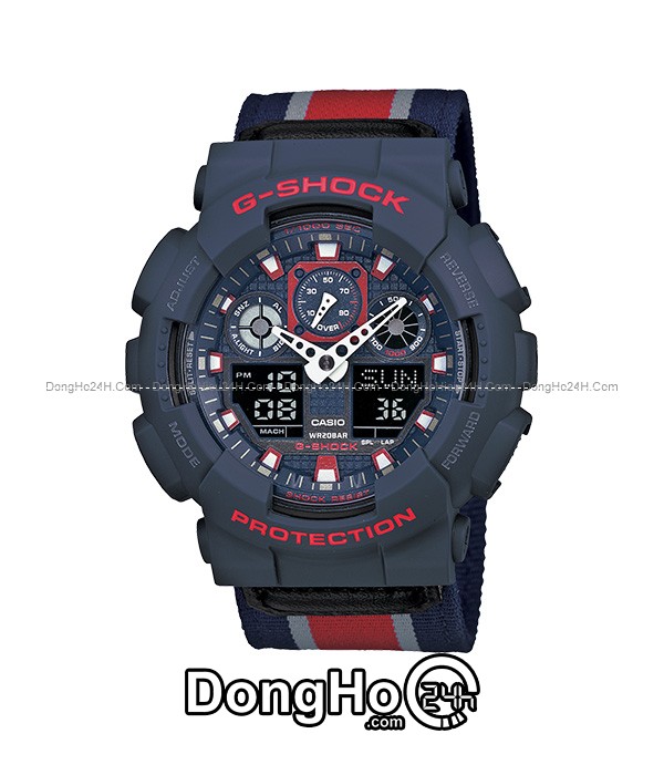 Đồng hồ Đồng hồ Casio G-Shock GA-100MC-2ADR chính hãng 