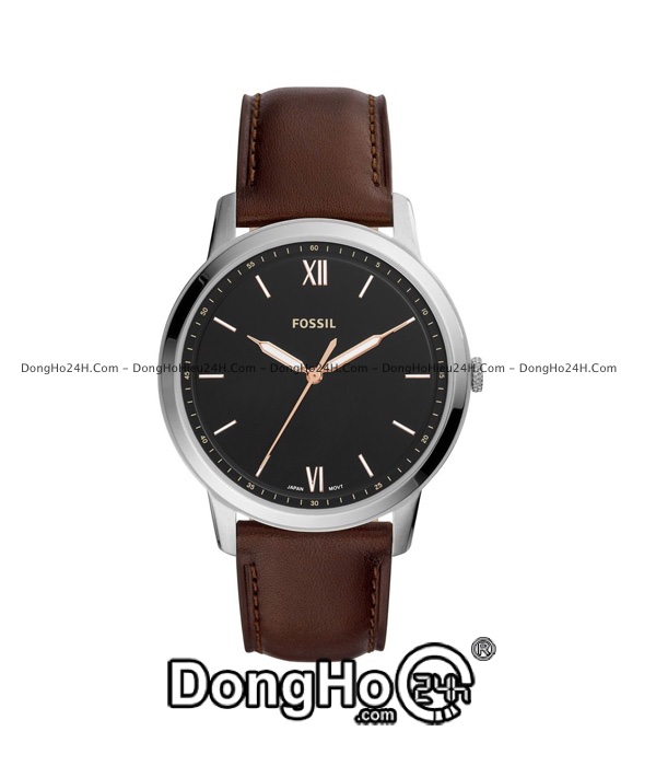 Đồng hồ Fossil Minimalist FS5464 - Nam - Quartz (Pin) Dây Da - Chính Hãng 