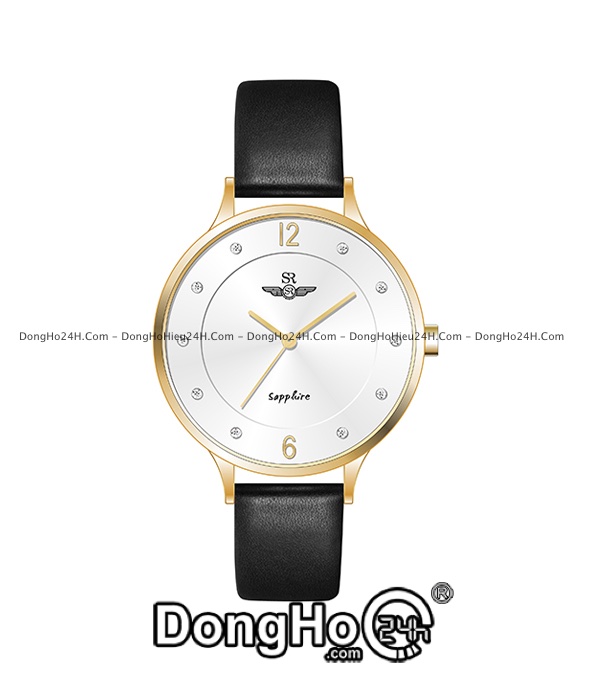 Đồng hồ Sunrise SL1607.4602TE - Nữ - Kính Sapphire - Quartz (Pin) Dây Da - Chính Hãng