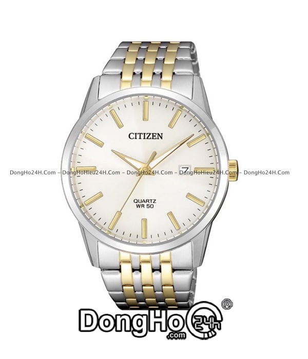 Đồng hồ Citizen BI5006-81P - Nam - Quartz (Pin) - Dây Kim Loại - Chính Hãng 