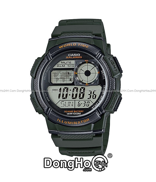 Đồng hồ Đồng hồ Casio Digital AE-1000W-3AVDF chính hãng