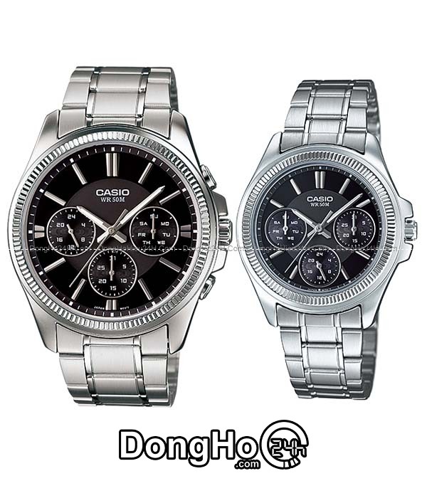 Đồng hồ Đồng hồ Casio MTP-1375D-1AVDF+LTP-2088D-1AVDF chính hãng 