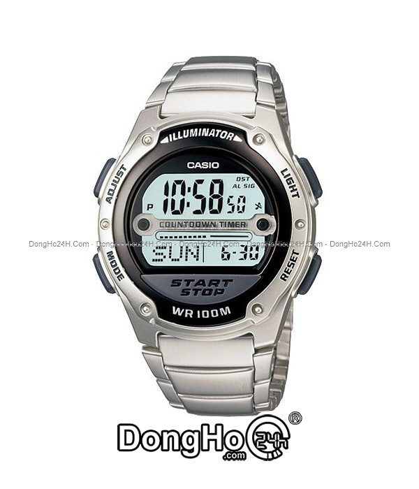 Đồng hồ Đồng hồ Casio Digital W-756D-1AVDF chính hãng 