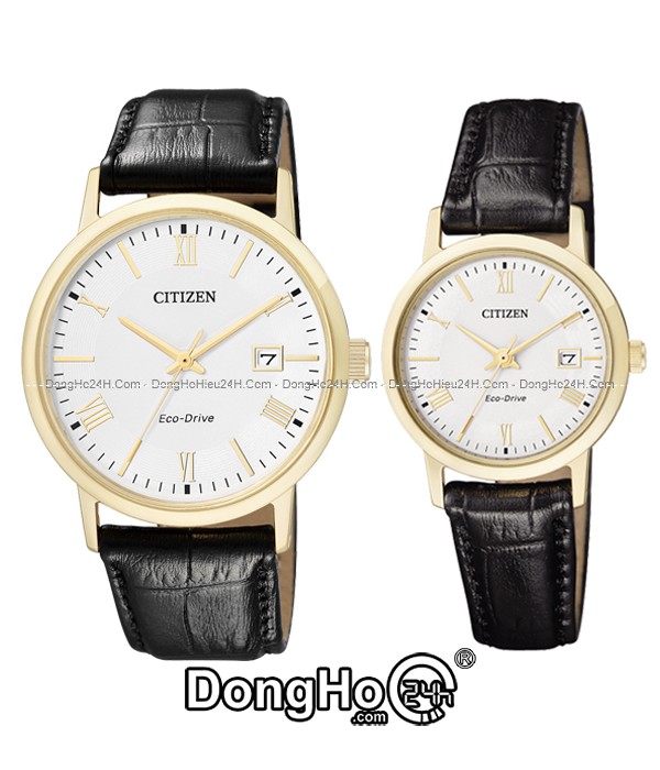 Đồng hồ Citizen Cặp Eco-Drive BM6772-05A+EW1582-03A