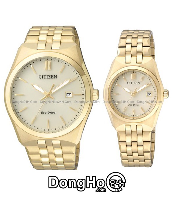 Đồng hồ Citizen cặp Eco-Drive BM7332-61P+ER0204-58A