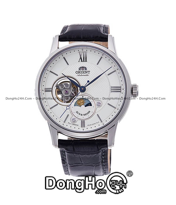 Đồng hồ Orient Sun & Moon RA-AS0005S00B - Nam - Kính Sapphire - Automatic (Tự Động) - Dây Da - Chính Hãng