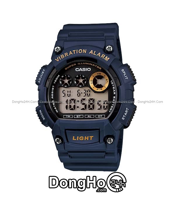 Đồng hồ Đồng hồ Casio Digital W-735H-2AVDF chính hãng 