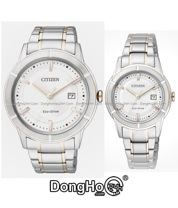 Đồng hồ Citizen cặp Eco-Drive AW1084-51A+FE1034-59A