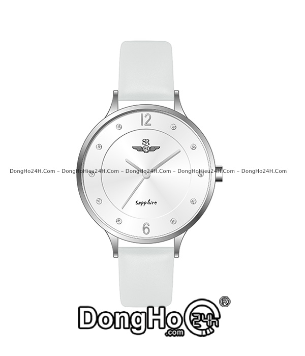 Đồng hồ Sunrise SL1607.4102TE - Nữ - Kính Sapphire - Quartz (Pin) Dây Da - Chính Hãng