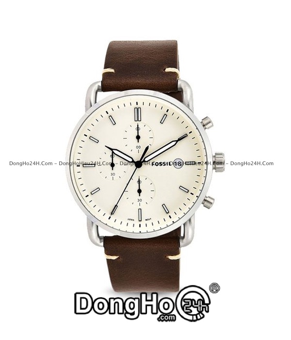 Đồng hồ Fossil Commuter FS5402 - Nam - Quartz (Pin) Dây Da - Chính Hãng 