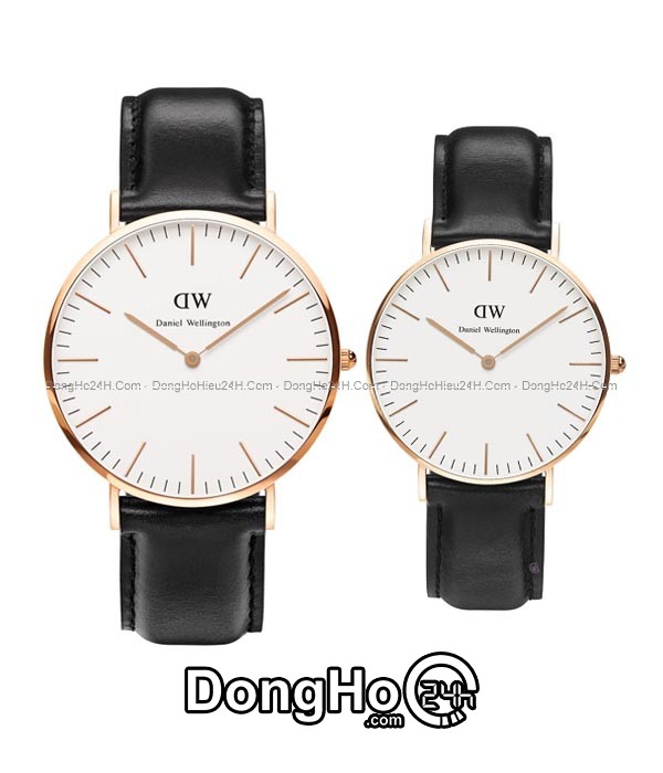 Đồng hồ Đồng hồ Daniel Wellington Cặp DW00100007+DW00100036 chính hãng 