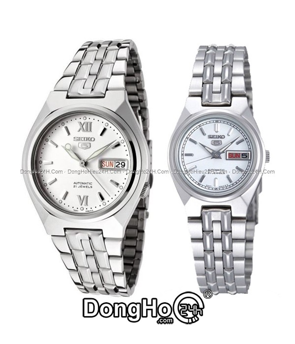 Đồng hồ Đồng hồ Seiko 5 Automatic cặp SNKL59K1+SYM787K1 chính hãng 