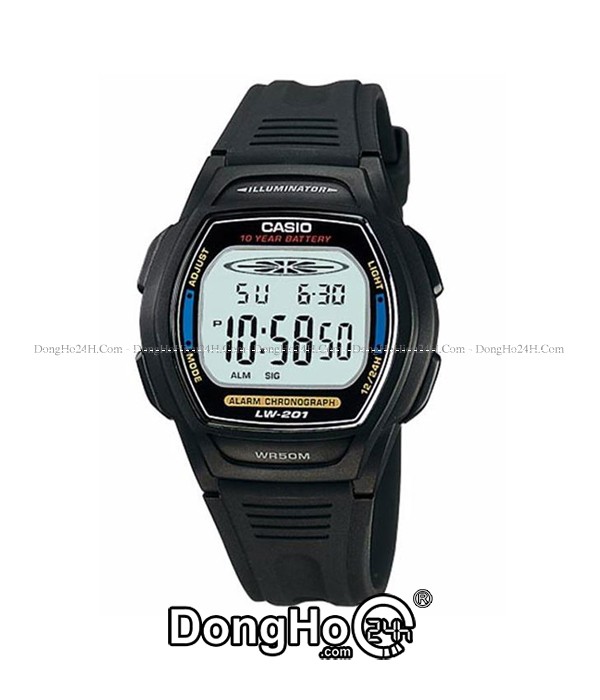 Đồng hồ Đồng hồ Casio Digital LW-201-2AVDF chính hãng 