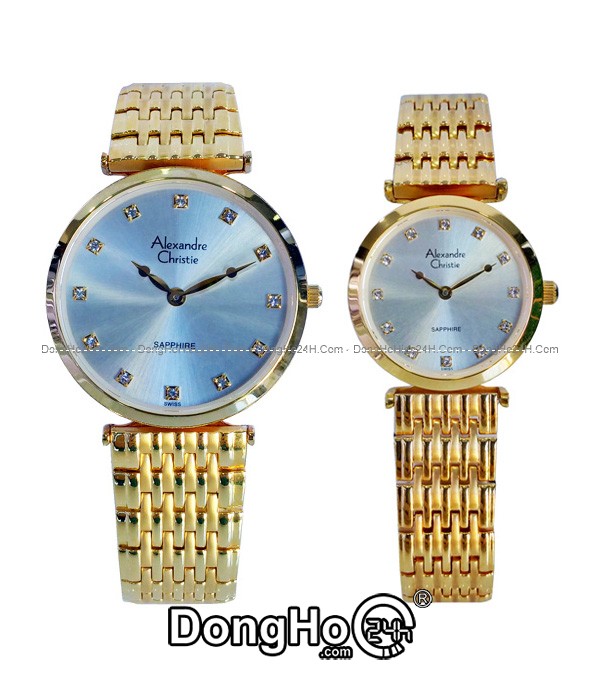 Đồng hồ Đồng hồ Alexandre Christie Cặp AC8A31A-MGDCR+AC8A31A-LGDCR chính hãng 