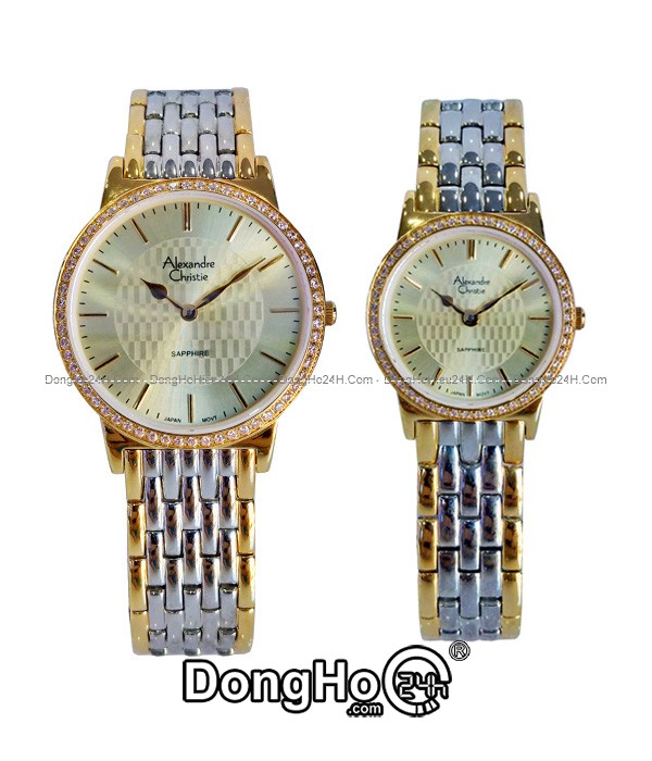 Đồng hồ Đồng hồ Alexandre Christie Cặp AC8B77A-MDTGGO+AC8B77A-LDTGGO chính hãng 