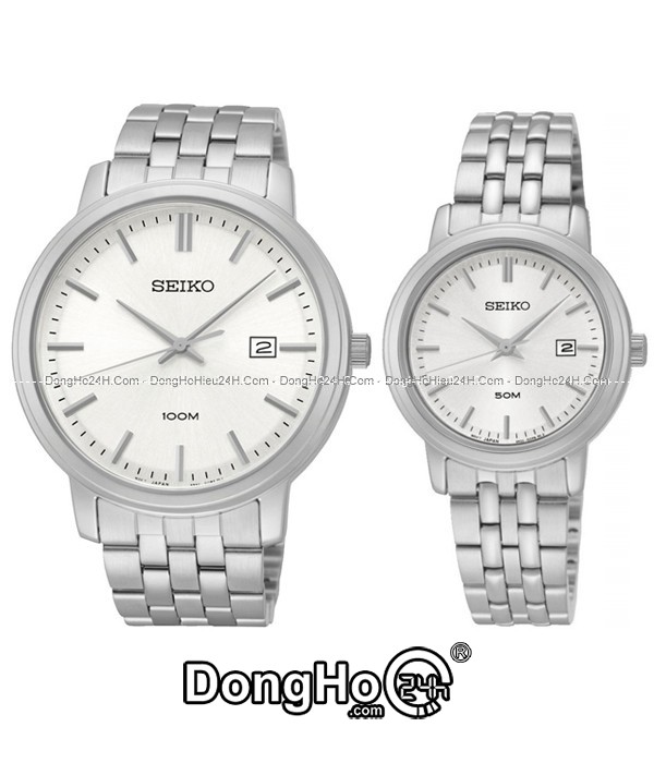 Đồng hồ Đồng hồ Seiko cặp SUR105P1+SUR831P1 chính hãng 