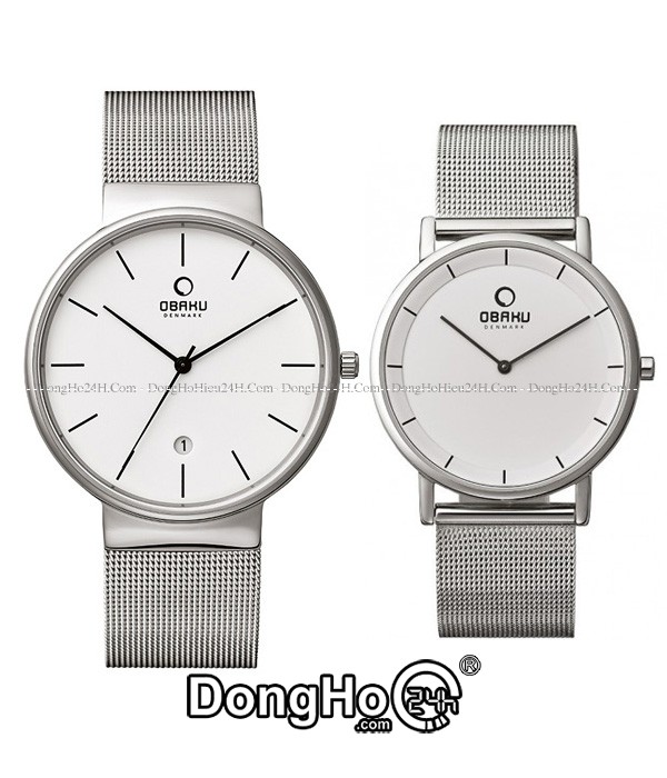 Đồng hồ Đồng hồ Obaku Cặp V153GDCIMC+V143GCWMC chính hãng 