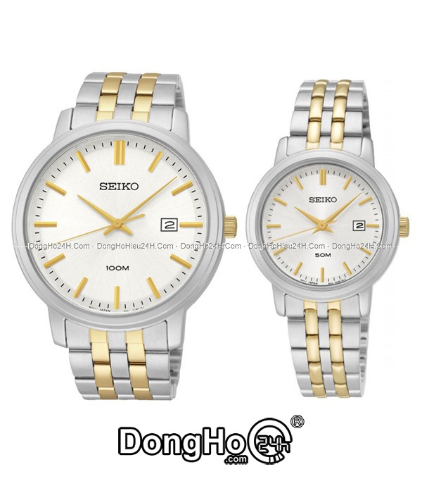 Đồng hồ Đồng hồ Seiko cặp SUR111P1+SUR825P1 chính hãng 