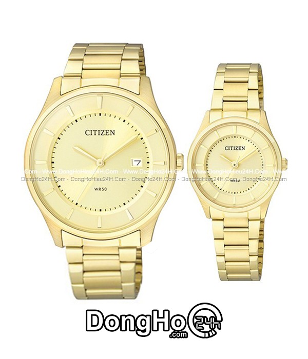 Đồng hồ Citizen cặp Quartz BD0043-59P+ER0203-51P