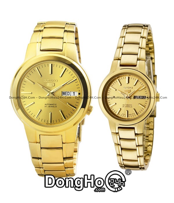 Đồng hồ Đồng hồ Cặp Seiko 5 Automatic SNKA10K1-SYME46K1 chính hãng 