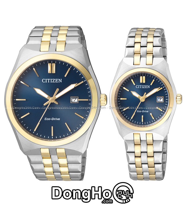 Đồng hồ Citizen cặp Eco-Drive BM7334-66L+EW2294-61L