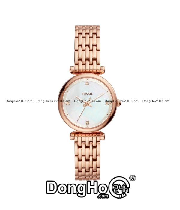 Đồng hồ Fossil Carlie ES4429 - Nữ - Quartz (Pin) Dây Kim Loại - Chính Hãng 