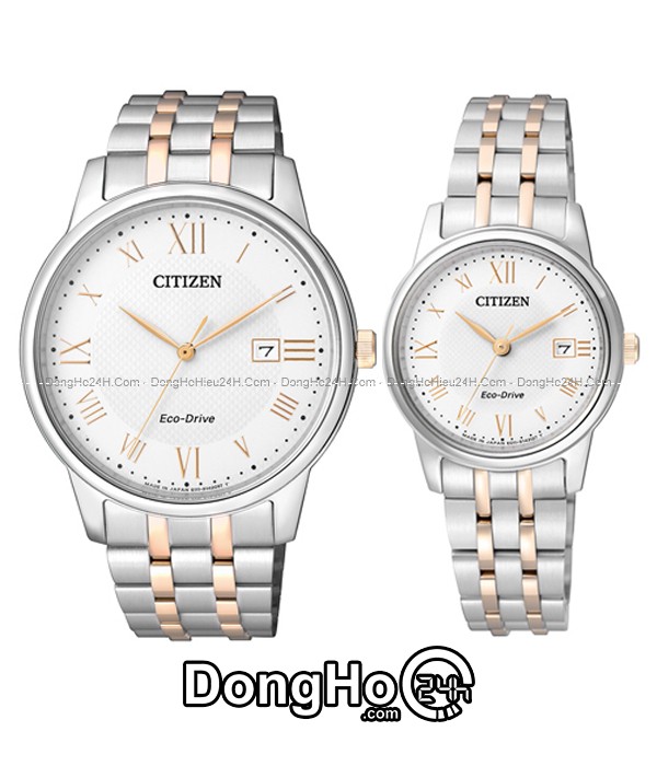 Đồng hồ Citizen cặp Eco-Drive BM7332-61P+ER0204-58A