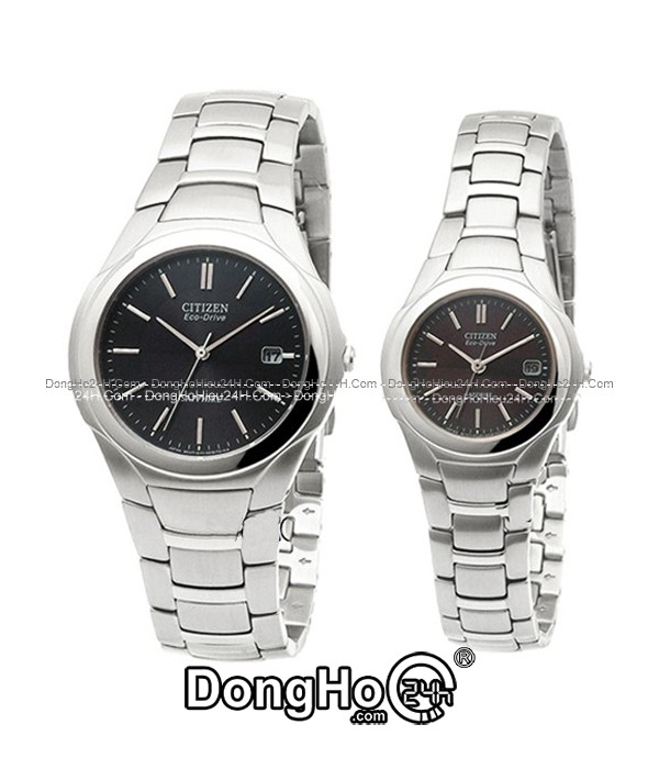 Đồng hồ Citizen cặp Eco-Drive BM1011-50E+EW0501-51E 