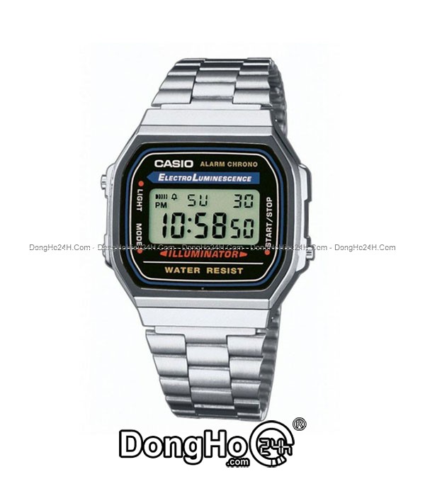 Đồng hồ Đồng hồ Casio Digital A168WA-1WDF chính hãng 