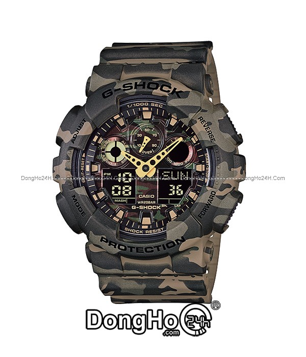 Đồng hồ Đồng hồ Casio G-Shock GA-100CM-5ADR chính hãng 