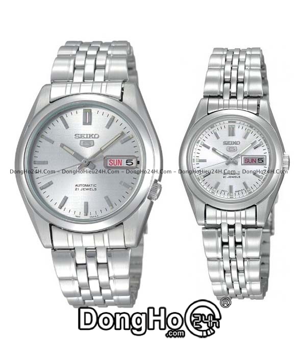 Đồng hồ Đồng hồ Cặp Seiko 5 Automatic SNK355K1-SYMA27K1 chính hãng