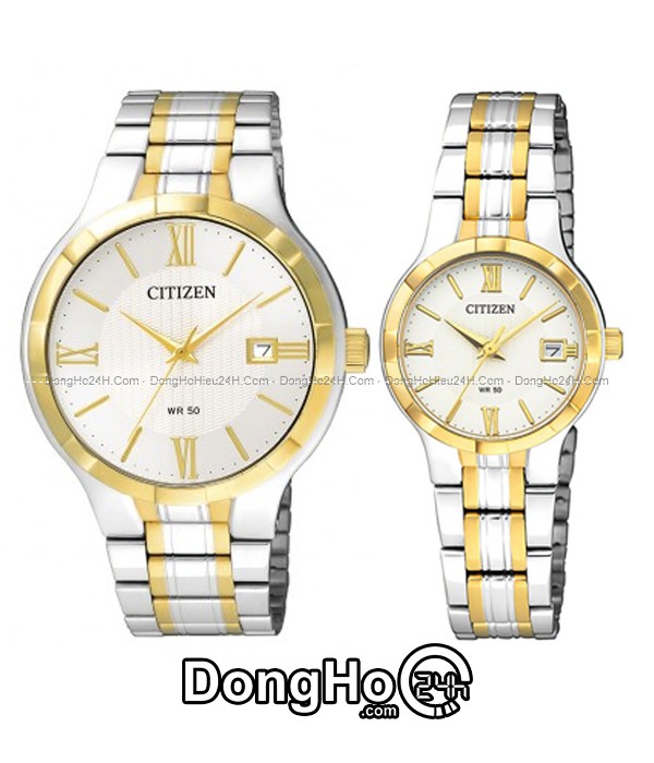 Đồng hồ Citizen cặp Quartz BI5024-54A+EU6024-59A