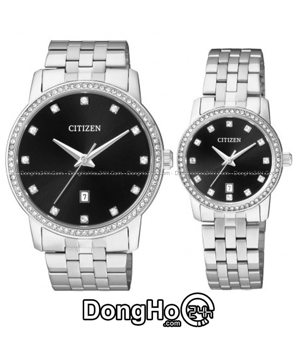 Đồng hồ Citizen cặp Quartz BI5030-51E+EU6030-56E