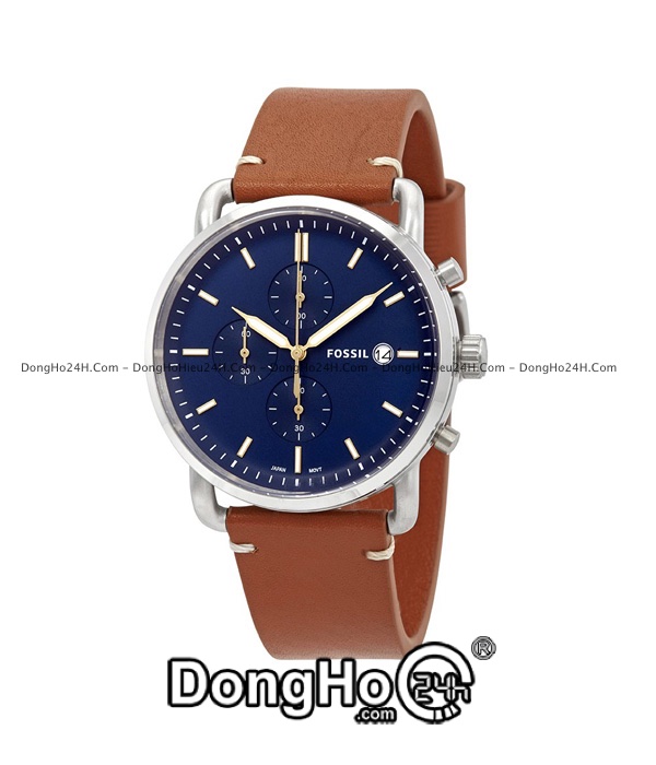 Đồng hồ Fossil Commuter FS5401 - Nam - Quartz (Pin) Dây Da - Chính Hãng 