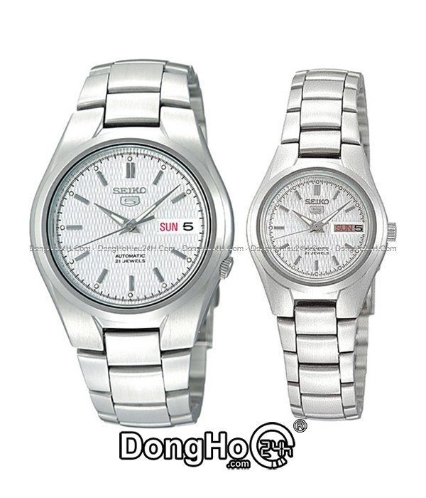 Đồng hồ Đồng hồ Seiko 5 Automatic cặp SNK601K1+SYMC07K1 chính hãng 