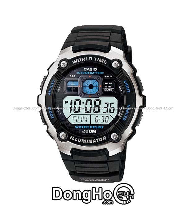 Đồng hồ Đồng hồ Casio Digital AE-2000W-1AVDF chính hãng 