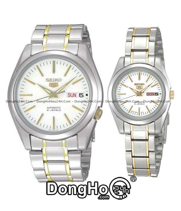 Đồng hồ Đồng hồ Cặp Seiko 5 Automatic SNKL47K1-SYMK19K1 chính hãng