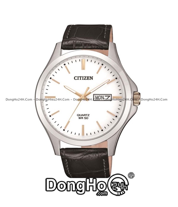 Đồng hồ Citizen BF2009-11A - Nam - Quartz (Pin) - Dây Da - Chính Hãng 